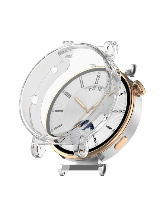 Пластмасов Калъф в Прозрачен цвят за Huawei Watch GT 4 41mm Пластмасов Калъф в Прозрачен цвят за Huawei Watch GT 4 41mm