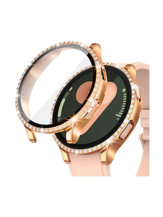 Plastic Case in Rose Gold color for Samsung Galaxy Watch 7 40mm