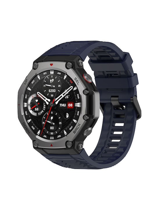 Techsuit Λουράκι Ρολόι W067 Amazfit T-rex 3 Ναυτικό Μπλε Techsuit Λουράκι Ρολόι W067 Amazfit T-rex 3 Ναυτικό Μπλε