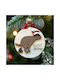 Christmas Tree Ornament Round Dog Toilet Diameter 8.5cm