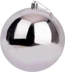 Große Silberne Weihnachtsbaumschmuck Ball 15cm Große Silberne Weihnachtsbaumschmuck Ball 15cm