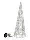 Christmas Decorative Illuminated Tree Cone 45cm White