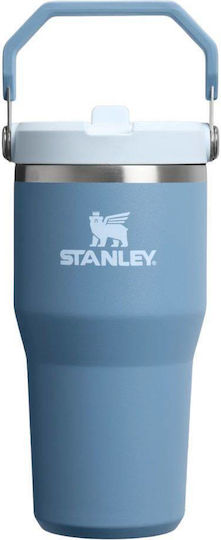 Stanley Iceflow Flip Pai Pahar Termos Din Oțel Inoxidabil Fără BPA 600ml Indigo