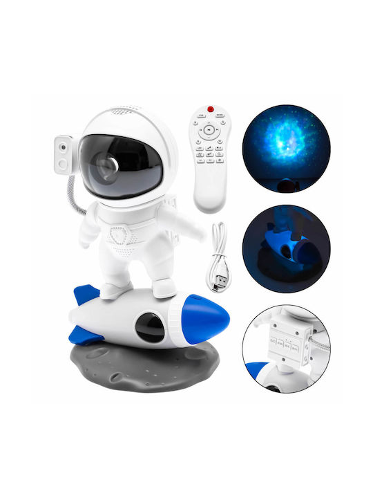 Smart Projector Διακοσμητικό Φωτιστικό Φωτάκι Νυκτός LED RGB Αστροναύτης