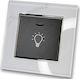 Staircase Push Button H Series Black with Led I...