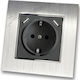 Schuko Power Socket Wall Mounted 2 USB Ports 5....