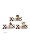 ArteLibre Illuminated Christmas Wooden Figure Height 13cm