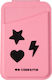 SBS MagSafe Kartenetui in Rosa Farbe