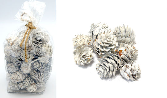 Christmas Decorative Pine 20cm Glitter