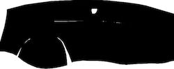 Race Axion Car Dashboard Cover without Emblem for Volkswagen Scirocco Black Colour Race Axion Car Dashboard Cover without Emblem for Volkswagen Scirocco Black Colour