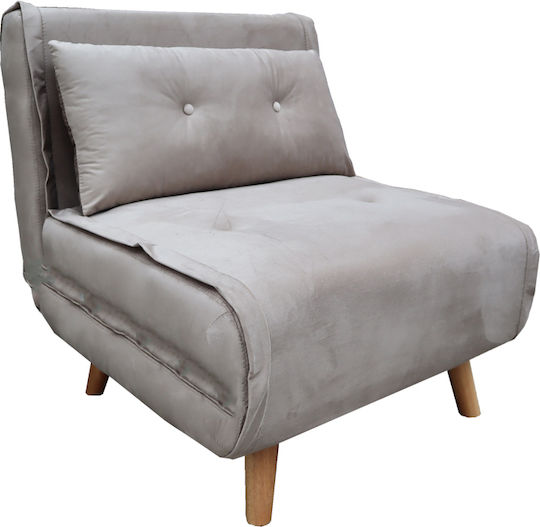 Josuane Armchair Bed Grey Shade 78x80x81cm