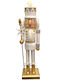 Decorative Wooden Christmas Nutcracker White
