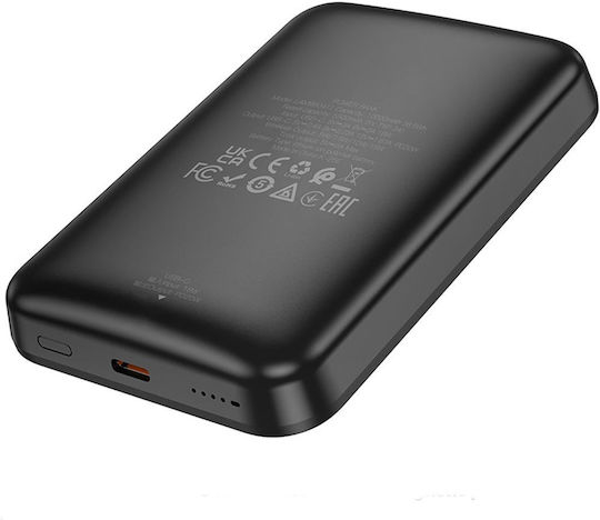 Lamtech MagSafe Power Bank 10000mAh 20W με Θύρα USB-C Power Delivery Μαύρο