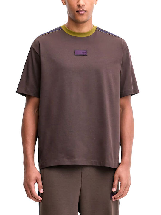Γυναικείο T-shirt Καφέ, Μωβ, Πράσινο