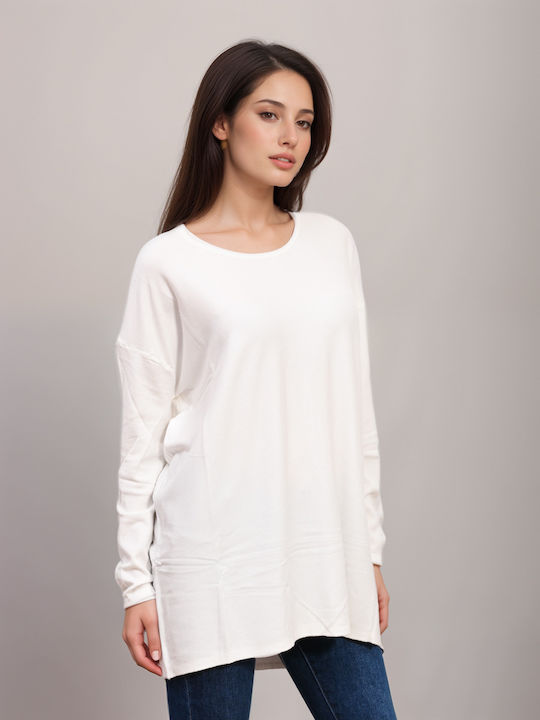 Doretta Damen Pullover White