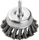 Graphite Drill Wire Brush Braided 75mm 57t414