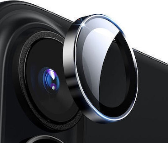 Camera Protection Ring Tempered Glass iPhone 16 16 Plus Black