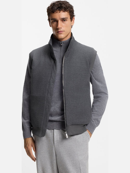 Sleeveless Winter Jacket Dark Gray