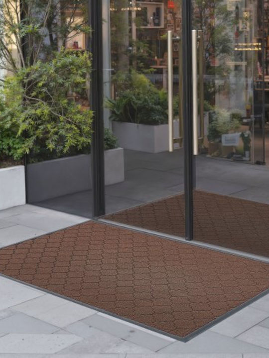 Vevor Entrance Mat Anti-slip Brown 119.4x88.9cm Thickness 7mm