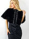 Women's Short Fur Black