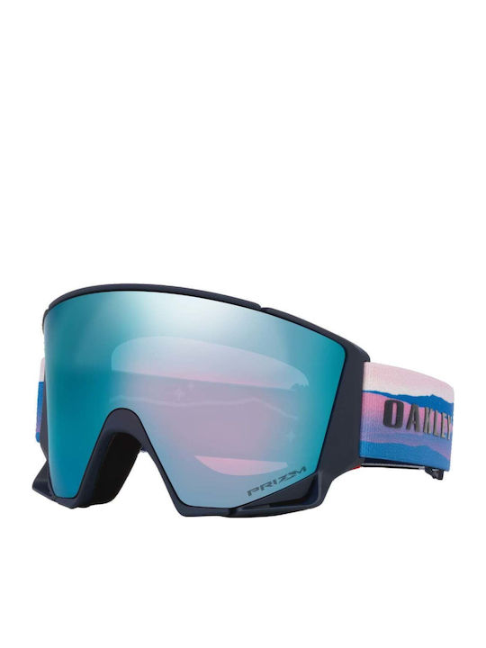 Oakley Snow Mască de Schi și Snowboard pentru Adulți Multicoloră cu Lentilă Multicoloră
