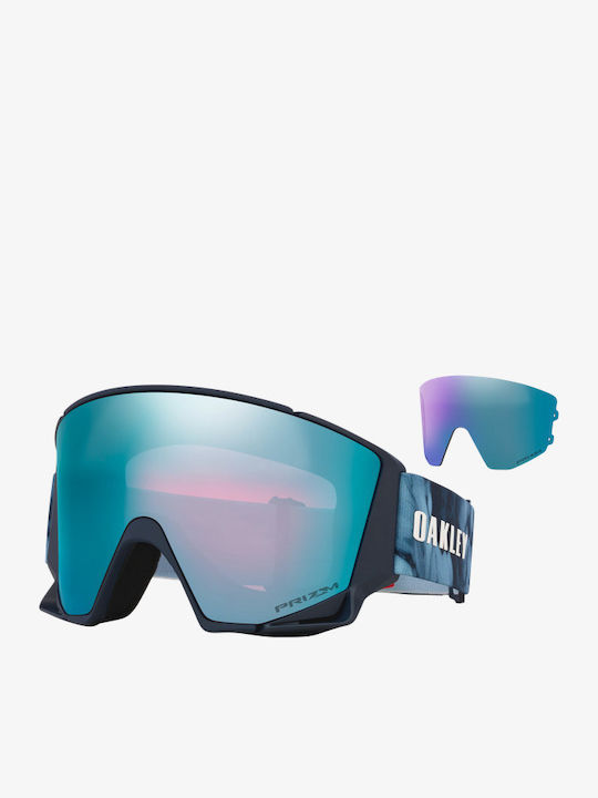 Oakley Snow Mască de Schi și Snowboard pentru Adulți Multicoloră cu Lentilă Multicoloră