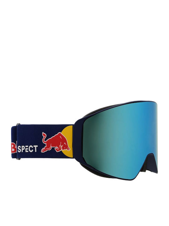 Red Bull Spect Mască Pentru Adulți Albastră cu Lentilă Fumurie Albastră Red Bull Spect Mască Pentru Adulți Albastră cu Lentilă Fumurie Albastră