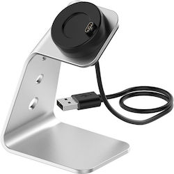 Tragbare Ladegerät Für Garmin-Uhren Silber