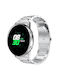 Strap Stainless Steel Silver (Galaxy Watch4/5/6/7/FE/4 Classic/6 Classic/5 ProGarmin Vivoactive 5Amazfit GTS 4)