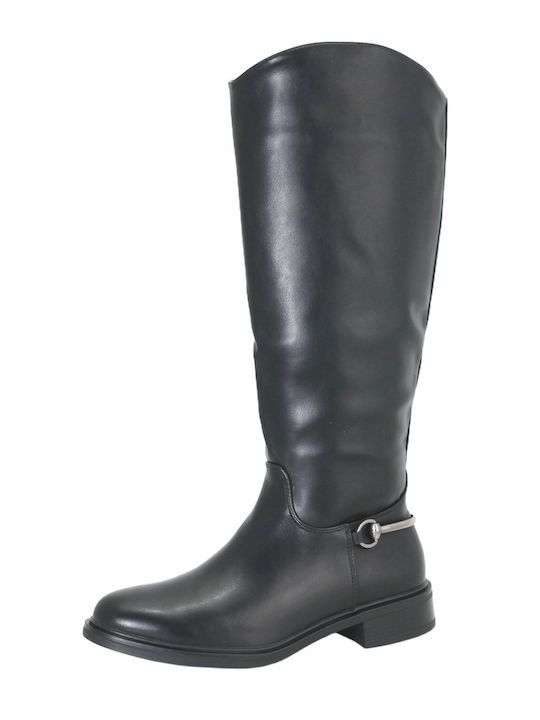 Leather Women's Boots Black