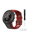 Armband Silikon Burgundisch (Kompatibles Gerät: Suunto Ambit 1/2/3/2S/2R/3P/3S/3R)