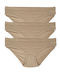 Femei Slip 3Pack Beige