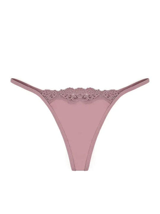 Guess Γυναικείο String Ροζ