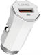 Ldnio C313q Car Charger 2A Fast Charging USB Port & Type C Cable
