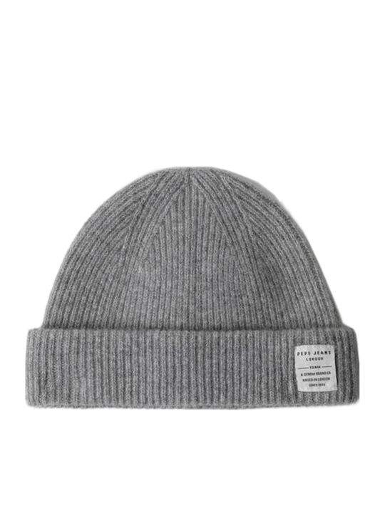 Beanie Beanie Knitted in Gray color