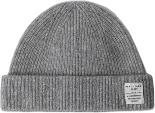 Beanie Beanie Knitted in Gray color