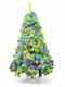 Christmas Tree 180cm with 1260 Branches Yellow