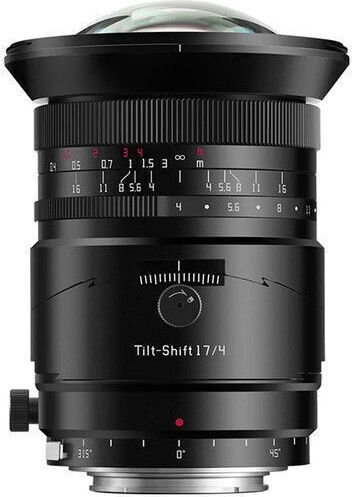 TTArtisan Cadru complet Obiectiv Foto 17mm f/4.0 Tilt-Shift pentru Montura Fujifilm G Black