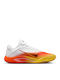 A'One Ниски Баскетболни обувки White / Chrome Yellow / Safety Orange