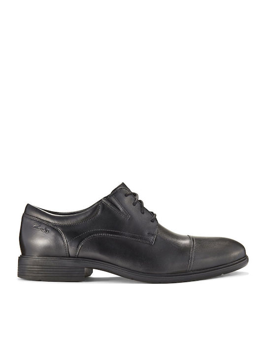 Clarks Steadwell Cap Men's Leather Dress Shoes ...