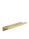 Verdi Wall Mounted Bathroom Shelf 70x9.3x7cm Gold