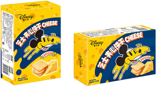 Kekse Binqi Mickey mit Geschmack Käse 150gr