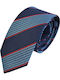Octopus Men's Tie Silk Printed in Blue Color