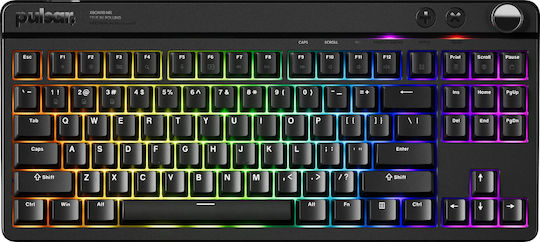 Pulsar Gaming Mechanical Keyboard Tenkeyless with Cherry MX2A Red switches and RGB lighting (English US)