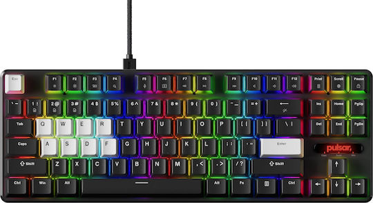 Pulsar PCMK 2 HE Hall Effect Gaming Keyboard Tenkeyless with Magnetic switches and RGB lighting (English US)