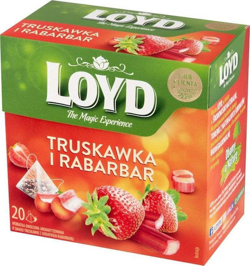 Loyd Плодов Чай Ягода Ревен 20 Чайни Пакетчета