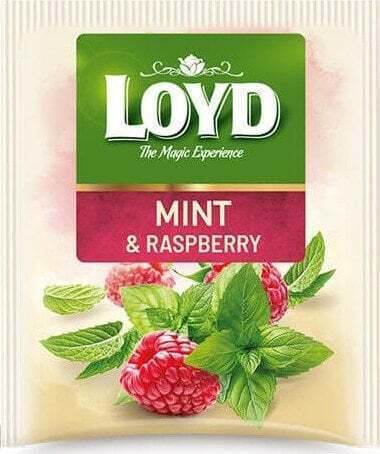 Loyd Herbal Tea Loyd Raspberry Mint Flavor 20 Bags