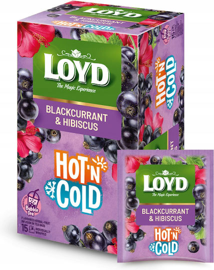 Loyd Hot&cold Fruit Tea Blackcurrant Hibiscus 15x2g