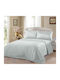 Lucktora Duvet Cover Set Single with Pillowcase 160x240 Gray