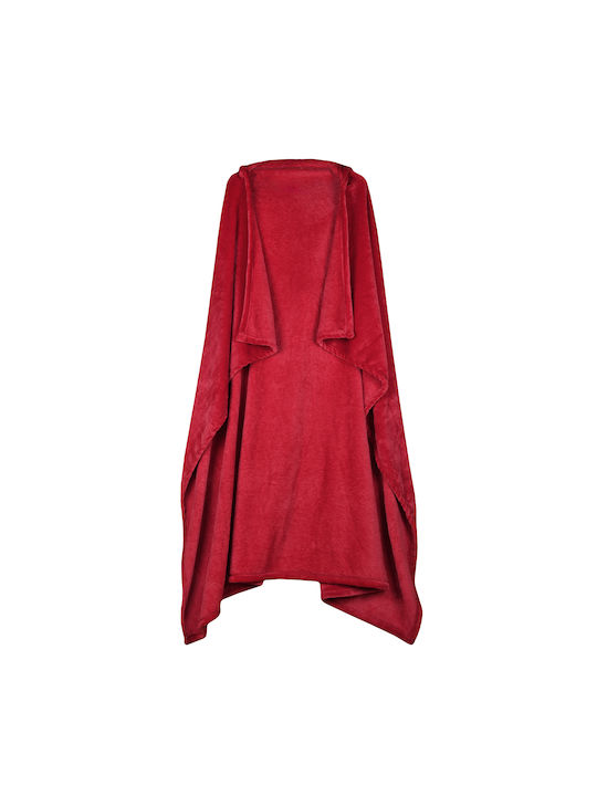 S-f Edgard Blanket Fleece Couch 110x150cm Rouge